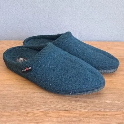 Haflinger AS Boiled Wool Soft Sole Slippers Women’s 10 EU 41 Hunter Green - Image 1 of 4