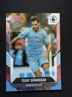ILLAY GUNDOGAN /25 Manchester City 2021-22 Panini Score Soccer Pink Laser - Image 1 of 4
