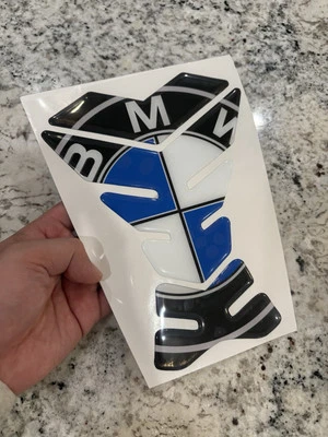 3D Gel Fuel Tank Pad Protector For BMW Motorcycles + 3M Tape - Image 1 of 3