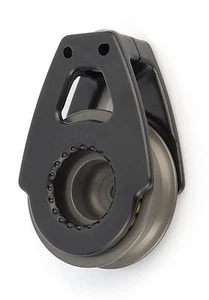 NAUTOS- ORGANIC 57 MM -ITEM #92018 -SINGLE FOOTBLOCK -ALUMINUM SHEAVE - Picture 1 of 1