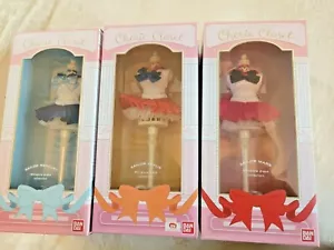 Premium Bandai Sailor Venus, Mercury and Mars CHERIE CLOSET Miniature Dress lot - Picture 1 of 6