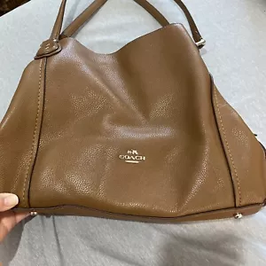 COACH Tote Bag Edie 31 Semi Shoulder Bag One Shoulder Bag Handbag - Picture 1 of 12