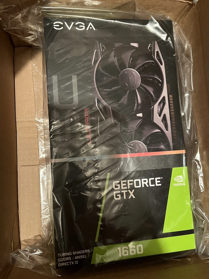 ☘️ EVGA 06G-P4-1067-KR GeForce GTX 1660 SC Ultra Gaming 6GB GDDR5, FAST SHIP🚚💨 - Image 1 of 1