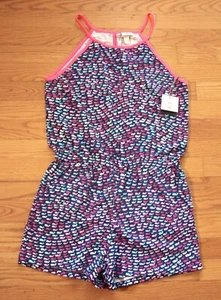 VINEYARD VINES - FOR TARGET- Girls Whale Print Stretch Romper - SIZE: XL (14-16) - Picture 1 of 5