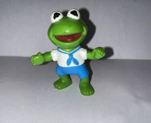 McDonald's Vintage 1986 Muppet Babies Kermit the Frog Sailor Outfit Figure - Picture 1 of 4