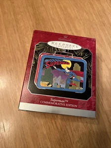 (New) Hallmark Keepsake Ornament- Superman Lunchbox Commemorative Editon 1998 - Picture 1 of 4