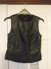 Bnwt M And S Collection Real Leather Fronted Vest Top Uk 12 Petite Was 149