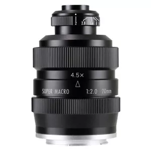 Zhongyi Mitakon 20 mm f/2 obiettivo super macro 4,5 x per attacco Fuji X X-T10 X-pro2 E2 - Foto 1 di 9
