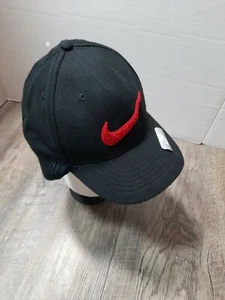 NIKE knit Winter Cap Hat Ear Flappers size 8-20 small - Picture 1 of 8
