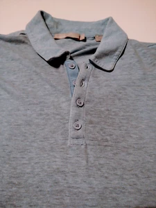 VINCE Herren Kurzarmhemd POLO Style LEINEN/Baumwolle (S) hellblau - Bild 1 von 6