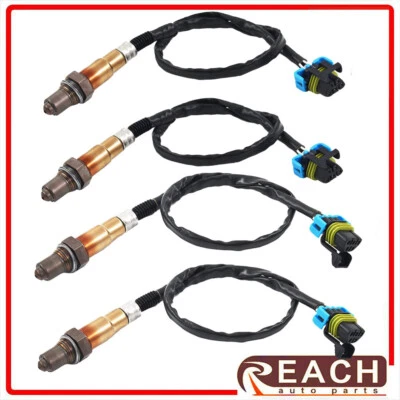 Juego (4) Sensor de oxígeno para Chevrolet Equinox GMC Terrain Buick LaCrosse 2010-2017 Foto 1 de 4