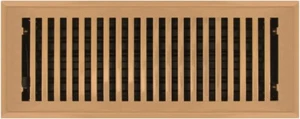 Copper Plated Steel Contemporary Floor Register 4"x14" NEW - Picture 1 of 1