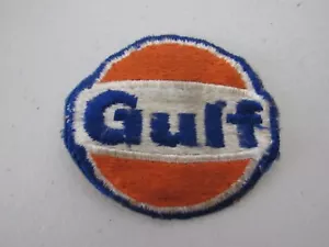 Selten - Golf Öl Aufnäher Vintage bestickt Gasrennen Uniform Hutabzeichen - wie besehen - Bild 1 von 6