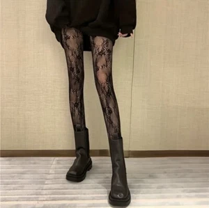 Floral Pattern Fishnet Pantyhose Pack Of Two - Picture 1 of 4