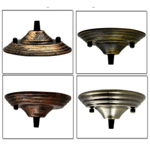 Ajuste de luz rosa de techo perfecto tela cable flexible punto único salida Reino Unido - Imagen 1 de 14