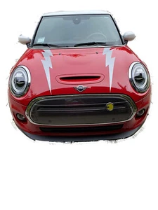 Capucha Lightning Bolt gráficos a rayas aptos para todo el año y modelo Mini Cooper - Imagen 1 de 4