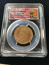 1914  PCGS Graded $10  Gold Coin **MS-65+** 