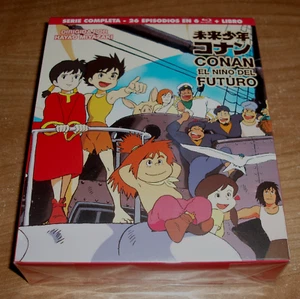 CONAN EL NIÑO DEL FUTURO SERIE COMPLETA 6 BLU-RAY+LIBRO 26 EPISODIOS NUEVO ANIME - Imagen 1 de 6