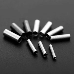 100×Fishing Crimp Sleeves ConnectoTube Aluminum Fishing Connector 8mm - Picture 1 of 16