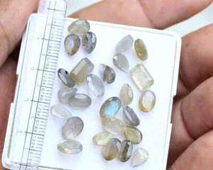 21.80 Ct Natural Blue Labradorite Mix Faceted Cut Loose Gemstone - Picture 1 of 3