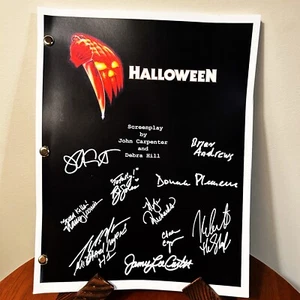 Halloween Autographed Signed Script Reprint Michael Myers Cast Signed Autograph  - Picture 1 of 3