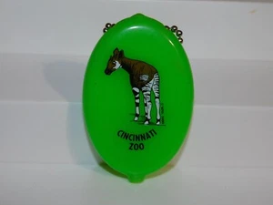 Cincinnati Zoo Squeeze Coin Holder Keychain - Imagen 1 de 2