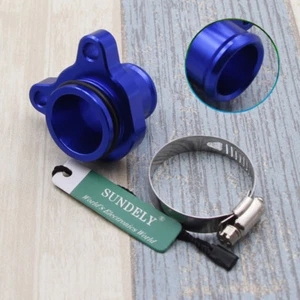 For Bmw 335I 11537541992 11537544638 OE Water Hose Fitting Replacement Blue - Picture 1 of 5