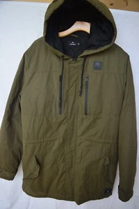 Goliath padded jacket, coat, parka...khaki...size L...VGC - Picture 1 of 16