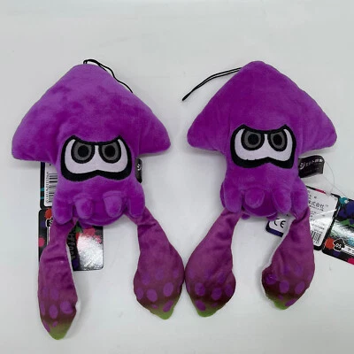 2X Splatoon Purple Inkling Squid Plush Soft Toy Pendant Doll 9" - Image 1 of 4