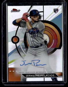 JERMAINE PALACIOS 2023 FINEST AUTOGRAPHS REFRACTOR RC AUTO DETROIT TIGERS - Picture 1 of 2