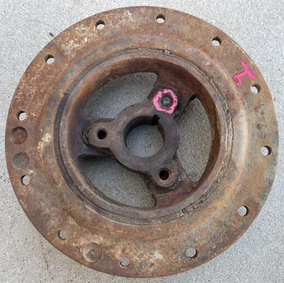 FORD THUNDERBIRD EDG-6316-B PULLEY CRANKSHAFT 2 TWO GROOVE 1958-1960 58-60 OEM - Image 1 of 4