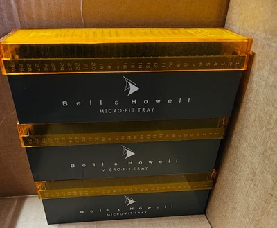 Bell & Howell Slide Tray 35mm Slide Container Plastic Storage Box Lot of 6 - Image 1 of 4