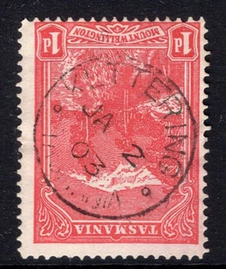 Tasmania nice KETTERING 1903 pmk on 1d pictorial rated R (8#) by Hardinge - Bild 1 von 1
