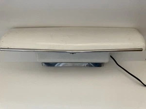 Vintage 20”x8” White Metal Bar Back Light - Picture 1 of 5