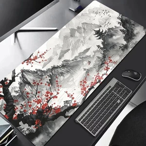 Japanese Style Scenery Mouse Pad Anti-Slip, Thick Stitch - Bild 1 von 12