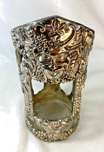 Vintage Godinger "Bacchus God of Wine" Silverplate Wine Bottle Caddy Adjustable - Picture 1 of 9