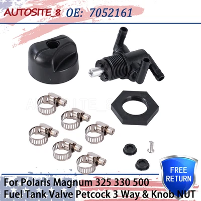 Válvula de cierre de combustible Petcock B para Polaris 1997-2004 Sportsman 500 4x4 3 vías 6x6 Foto 1 de 4