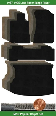 Juego de alfombrillas Ultimat personalizadas para Land Rover Range Rover '87-95 (4 piezas) #VE1 Foto 1 de 4