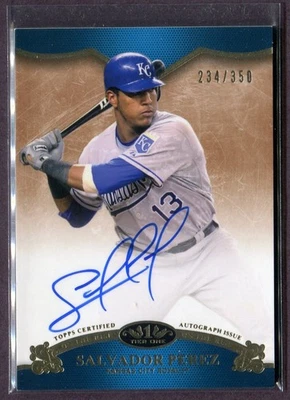 2012 Topps Tier One Certified Autographs #OR-SPE Salvador Perez 234/350 AUTO - Image 1 of 2