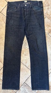 Paul Smith Jeans Herren W33L Dunkelblau Denim Regular Straight Fit Button Fly PS - Bild 1 von 9
