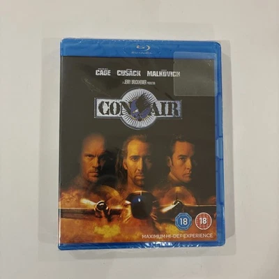 Con Air Blu-ray UK NEW & SEALED Nicolas Cage Cusack Malkovich Action Film  - Image 1 of 2