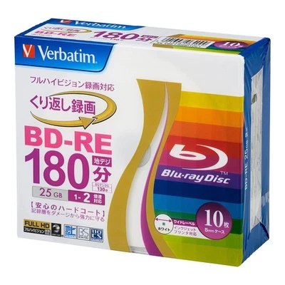 Verbatim For repeat recording Blu-ray Disc BD-RE 25GB 10 pcs - Image 1 of 4