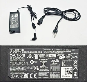 PFU Limited AC Adapter DA-65J24 24.0 64W For Fi6130 Fi6140 Fi7160 Scanner - Picture 1 of 5