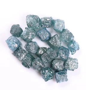 Lote de diamantes crudos sin cortar de 5,79 quilates cubo azul natural diamante en bruto para hacer joyas - Imagen 1 de 8