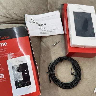 Nuheat nVent Home Touchscreen Programmable Radiant Floor Heat Thermostat AC0056 - Image 1 of 4