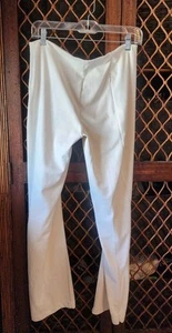 ⛳️EUC Pantalones de Golf Nike Blancos con Cremallera Rendimiento Activo Informal S 4-6-8 - Imagen 1 de 18