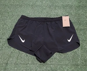 Nike Aeroswift Dri-Fit ADV 2" Brief Lined Running Shorts FN3349-010 Men's Size L - Picture 1 of 5