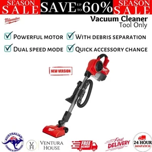Milwaukee Vacuum Compact L-Class 18V M18FCVL-0 Debris Separation Jobsite Cleaner - Picture 1 of 12