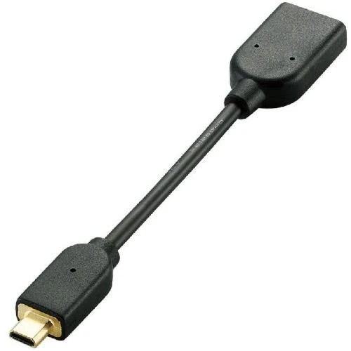 ELECOM Micro HDMI Adapter for Smartphones, Black - Image 1 of 1