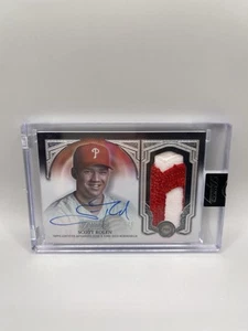 Parche de camiseta Scott Rolen 2023 Topps Dynasty automático #5/5 sellado de los Filis - Imagen 1 de 2